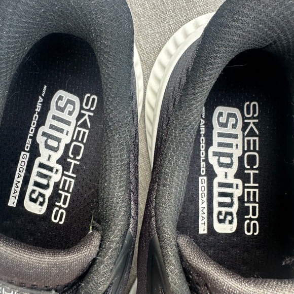 Skechers Black and White Women's Sneakers - Picture 2 of 5